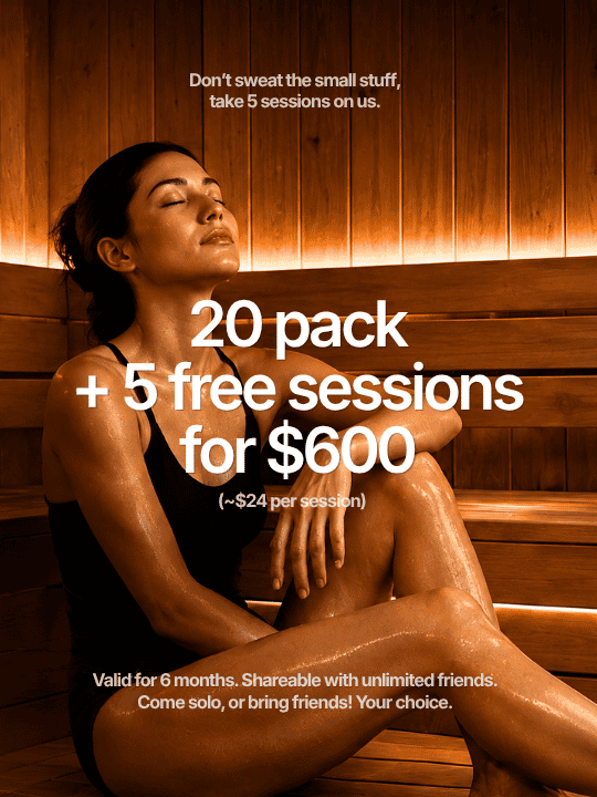 Plunge Club — 20 sessions plus 5 free limited time offer